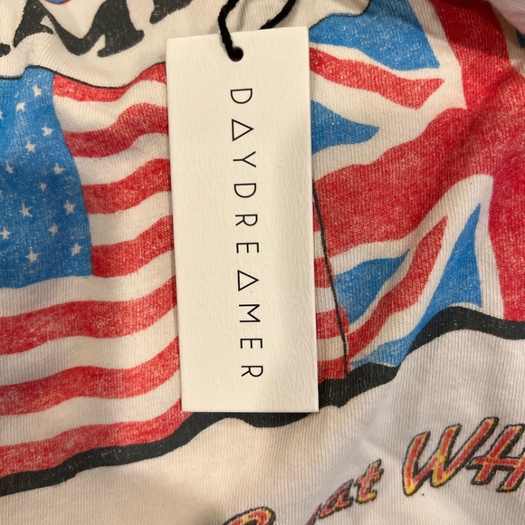 Daydreamer The Who Invades America Short Sleeve Tour Tee In White (S) - Picture 13 of 14